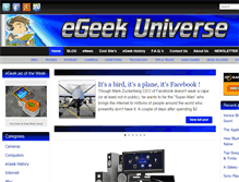 Tablet Screenshot of egeekuniverse.com